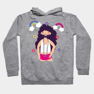 LGBT Rainbow Heartbeat Hoodie